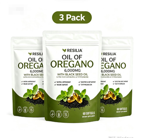 3pack resilia oil oregano - 3pack,