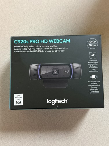 Logitech c920s pro webcam - webcam,