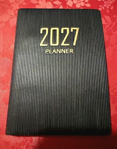 2027 black weekly pocket - 2027,