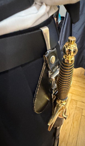 Masonic sword belt holder - masonic,