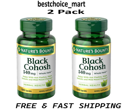 Nature bounty black cohosh - black,