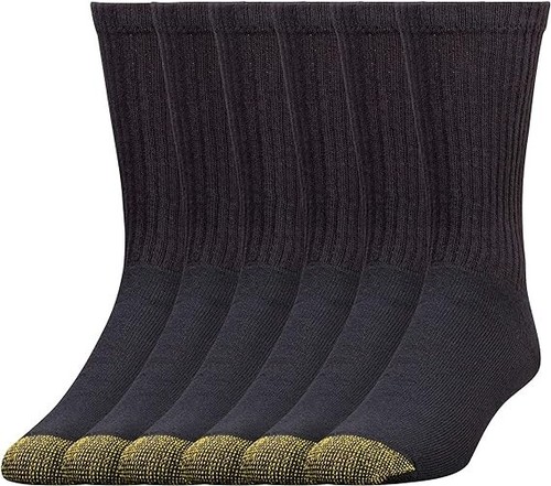 Goldtoe men black - black, cotton