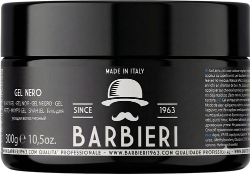 Gel nero capelli uomo - ,