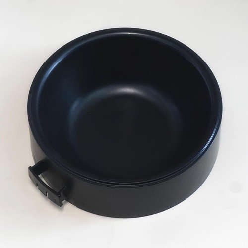 Black plastic round - black, bowl
