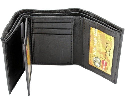 New mens black genuine - new,