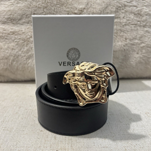 Versace belt men - men's, black