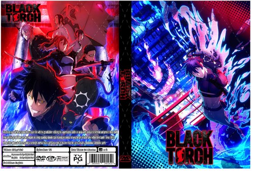 Black torch anime series - black,