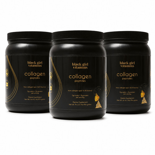 Black girl vitamins collagen - vitamins,