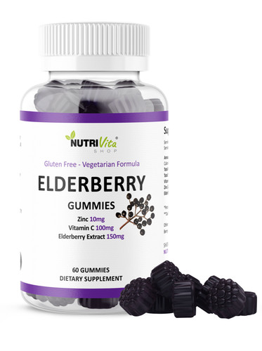 Black elderberry gummies - elderberry,