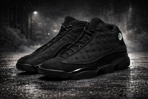 Jordan black cat - 13, cat”